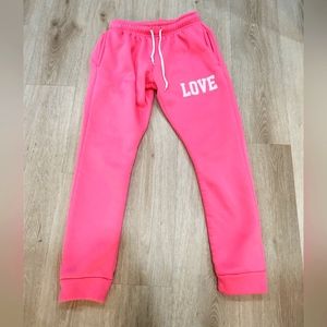 Love sweat pants medium
